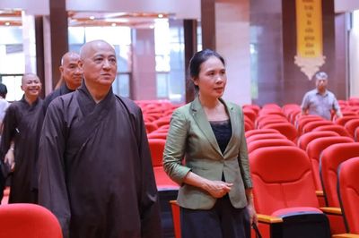 Ban Tôn giáo Chính phủ khảo sát Học viện Phật giáo VN tại TP.HCM - nơi tổ chức 2 sự kiện lớn của GHPGVN