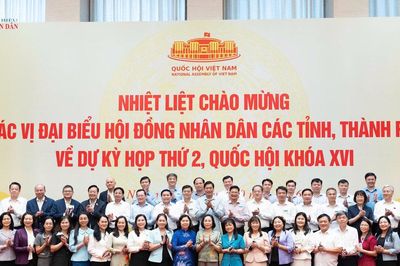 Phó Chủ tịch Quốc hội Nguyễn Thị Thanh gặp đại diện Thường trực HĐND các tỉnh, thành phố về dự thính Kỳ họp thứ Hai