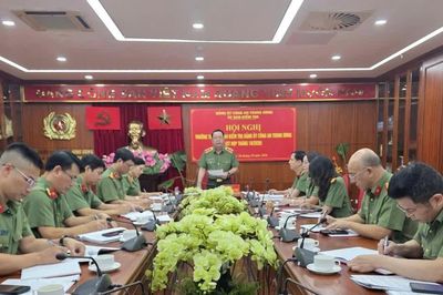 Thường trực Uỷ ban Kiểm tra Đảng uỷ Công an cho ý kiến 18 nội dung tại Kỳ họp tháng 10