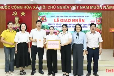Phường Nùng Trí Cao huy động hơn 826 triệu đồng tôn tạo Di tích lịch sử văn hóa Đền Bà Hoàng