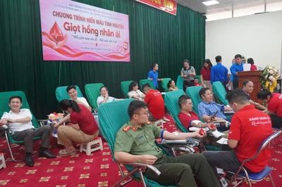 Tiếp nhận 117 đơn vị máu trong Ngày hội hiến máu tình nguyện tại xã Nguyên Bình