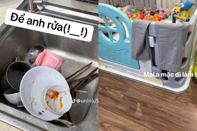 Trào lưu 'bóc phốt dự án ma' của những ông chồng vừa lười vừa bừa bộn