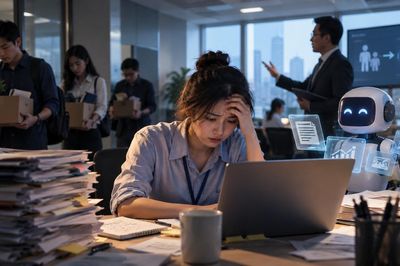 Càng dùng AI càng kiệt sức vì sếp bắt một người làm việc bằng ba