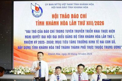 Khánh Hòa: Phát huy vai trò báo chí trong thực hiện mục tiêu tăng trưởng hai con số