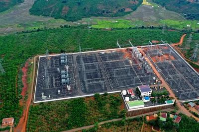 Đóng điện thành công máy biến áp AT1 900MVA Trạm biến áp 500kV Di Linh, tỉnh Lâm Đồng