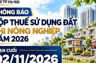 Chủ động nộp thuế sử dụng đất phi nông nghiệp đúng hạn