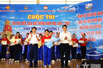 Khánh Hòa: 100 thí sinh tham gia vòng thi cụm xã, phường Cuộc thi 'Em yêu biển, đảo quê hương'