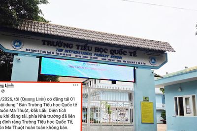 Rao bán trường tiểu học rộng 1,3ha trên Facebook