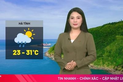 Dự báo thời tiết Hà Tĩnh ngày 31/10: Có mưa rào, trời nắng gián đoạn