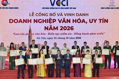 Vinh danh 100 doanh nghiệp văn hóa, uy tín năm 2026