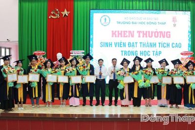 Trường Đại học Đồng Tháp: Trao bằng tốt nghiệp cho 210 tân cử nhân