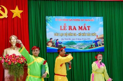 Ra mắt Câu lạc bộ Nghệ thuật bài chòi phường Quy Nhơn Bắc