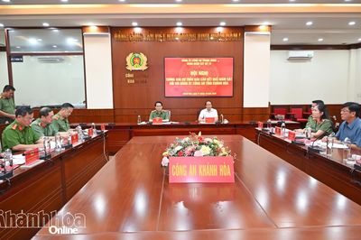 Đoàn giám sát số 10 của Đảng ủy Công an Trung ương thông qua dự thảo báo cáo kết quả giám sát đối với Đảng ủy Công an tỉnh Khánh Hòa