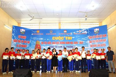 100 thí sinh tham gia vòng thi cụm xã, phường 2 Cuộc thi “Em yêu biển, đảo quê hương” năm học 2026 - 2027
