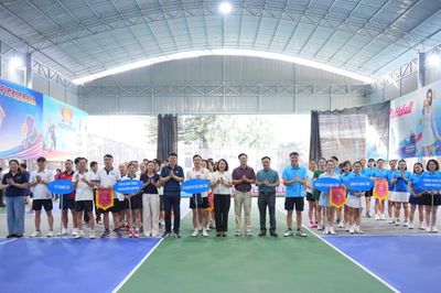 27 cặp vận động viên tham gia giải Pickleball Khối thi đua Cơ quan Ủy ban MTTQ và các cơ quan, đơn vị khối Đảng năm 2026