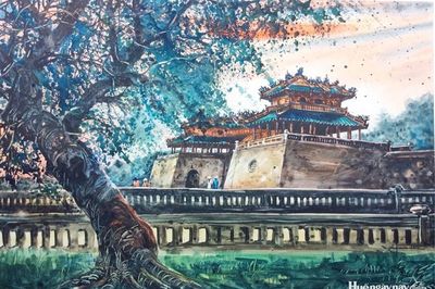 Những bức tranh ở lại với Huế