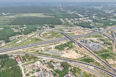 Nút giao Tân Hiệp nối hai cao tốc dự kiến thông xe trong tháng 11