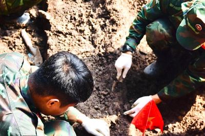 TP. Hồ Chí Minh: Tiếp tục tìm kiếm, quy tập hài cốt liệt sĩ tại Công viên Lê Thị Riêng