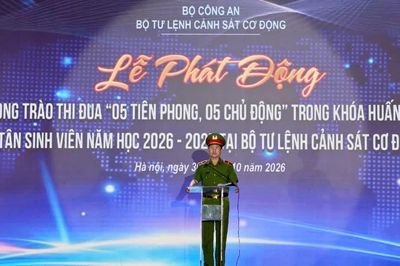 Bộ Tư lệnh Cảnh sát cơ động phát động phong trào '5 tiên phong, 5 chủ động'