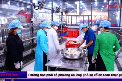 Trường học phải có phương án ứng phó sự cố an toàn thực phẩm