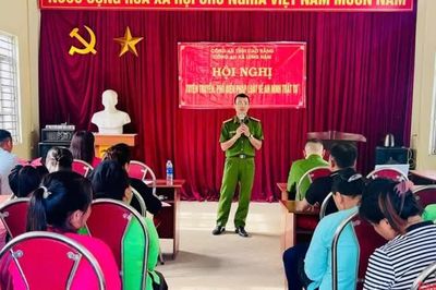 Công an xã Lũng Nặm giữ vững bình yên nơi biên giới