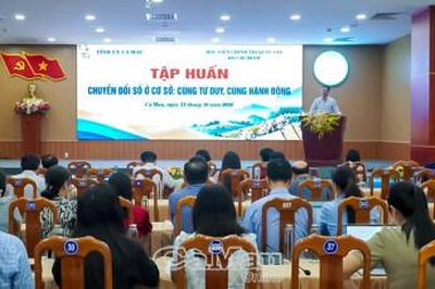 Nâng cao năng lực chuyển đổi số cho cán bộ, công chức