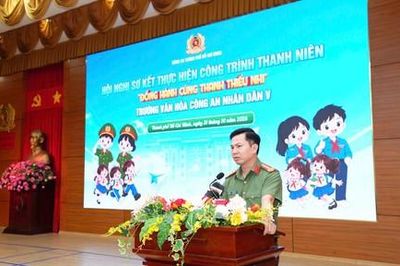 Công an TPHCM:  Lan tỏa yêu thương, đồng hành cùng thanh thiếu nhi Trường Văn hóa CAND V