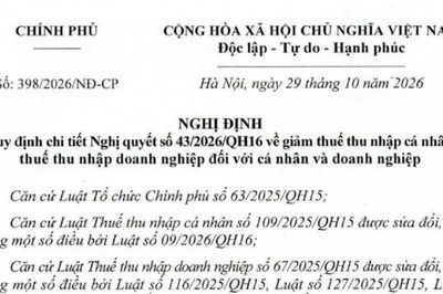 Chính phủ giảm 30% thuế thu nhập cho hộ kinh doanh, doanh nghiệp