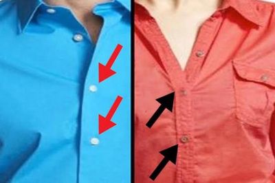 Vì sao cúc áo nam nằm bên phải, cúc áo nữ nằm bên trái?