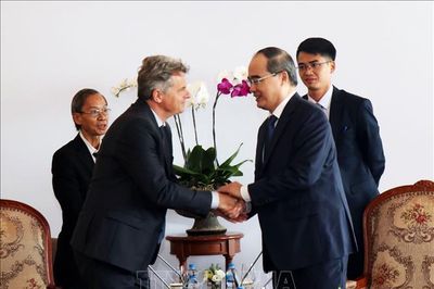 Bí thư Thành ủy TP Hồ Chí Minh tiếp Bí thư toàn quốc Đảng Cộng sản Pháp