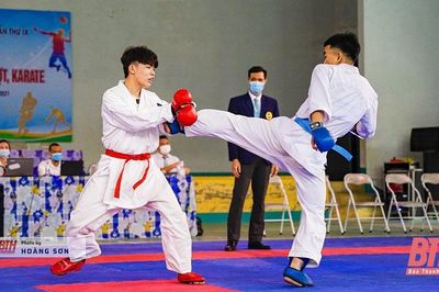 Đoàn Ngọc Lặc về nhất tại Giải Karate trong chương trình Đại hội TDTT tỉnh Thanh Hóa lần thứ IX
