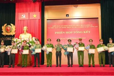 Tổng kết công tác bảo đảm an ninh trật tự, an toàn SEA Games 31