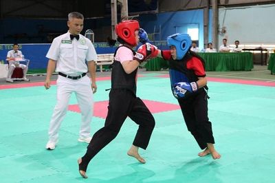 Gần 100 vận động viên thi đấu môn Võ cổ truyền
