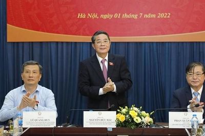 Phó Chủ tịch Quốc hội Nguyễn Đức Hải làm việc với Liên hiệp các Hội Khoa học và Kỹ thuật Việt Nam
