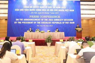 Công bố Quyết định về đặc xá năm 2022 của Chủ tịch nước