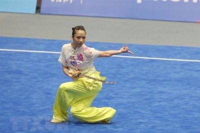 Võ sỹ wushu Dương Thúy Vi giành HCV cho Việt Nam tại World Games 2022
