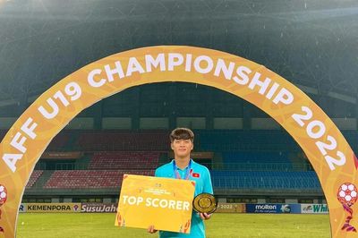 Tiền đạo U19 Việt Nam là Vua phá lưới giải Đông Nam Á