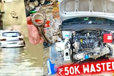 Lao xe Hyundai Creta qua hầm ngập nước, méo mặt nhận hóa đơn sửa