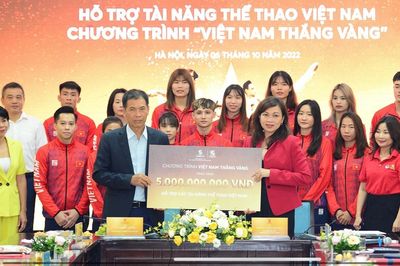 Thêm 5 tỉ đồng cho VĐV tài năng chinh phục ASIAD, Olympic