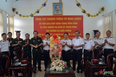 Thượng tướng Võ Minh Lương thăm, chúc Tết các đơn vị
