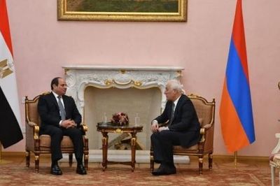Tổng thống Ai Cập lần đầu đến Armenia: Mong muốn phát triển quan hệ