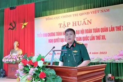 Tập huấn triển khai Chương trình hành động và Nghị quyết Đại hội Đoàn