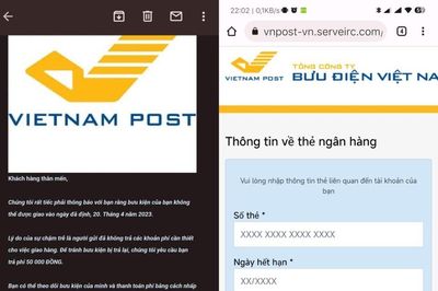 Cảnh báo: Giả mạo Bưu điện Việt Nam để lừa đảo, chiếm đoạt tài sản