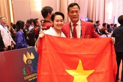 Vận động viên CAND giành huy chương vàng tại SEA Games 32