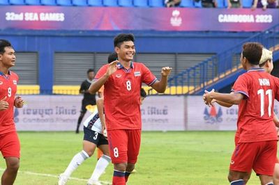 Video U22 Thái Lan 4-1 U22 Lào: Bóng đá nam SEA Games 32