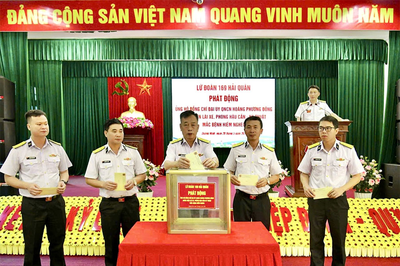 Lữ đoàn 169 Hải quân phát động ủng hộ quân nhân mắc bệnh hiểm nghèo