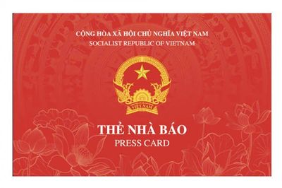Tích hợp mã QR, mẫu thẻ nhà báo mới thúc đẩy số hóa quản lý báo chí