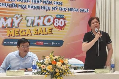 Đồng Tháp lần đầu tổ chức 'Mỹ Tho Mega Sale 2026' với mức giảm giá đến 80%