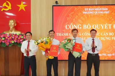 Phường Quảng Phú thành lập Ban Quản lý dự án đầu tư và xây dựng