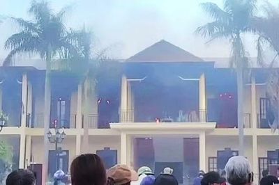 Đà Nẵng: Cháy trụ sở xã, nhiều phòng làm việc và tài liệu hư hỏng